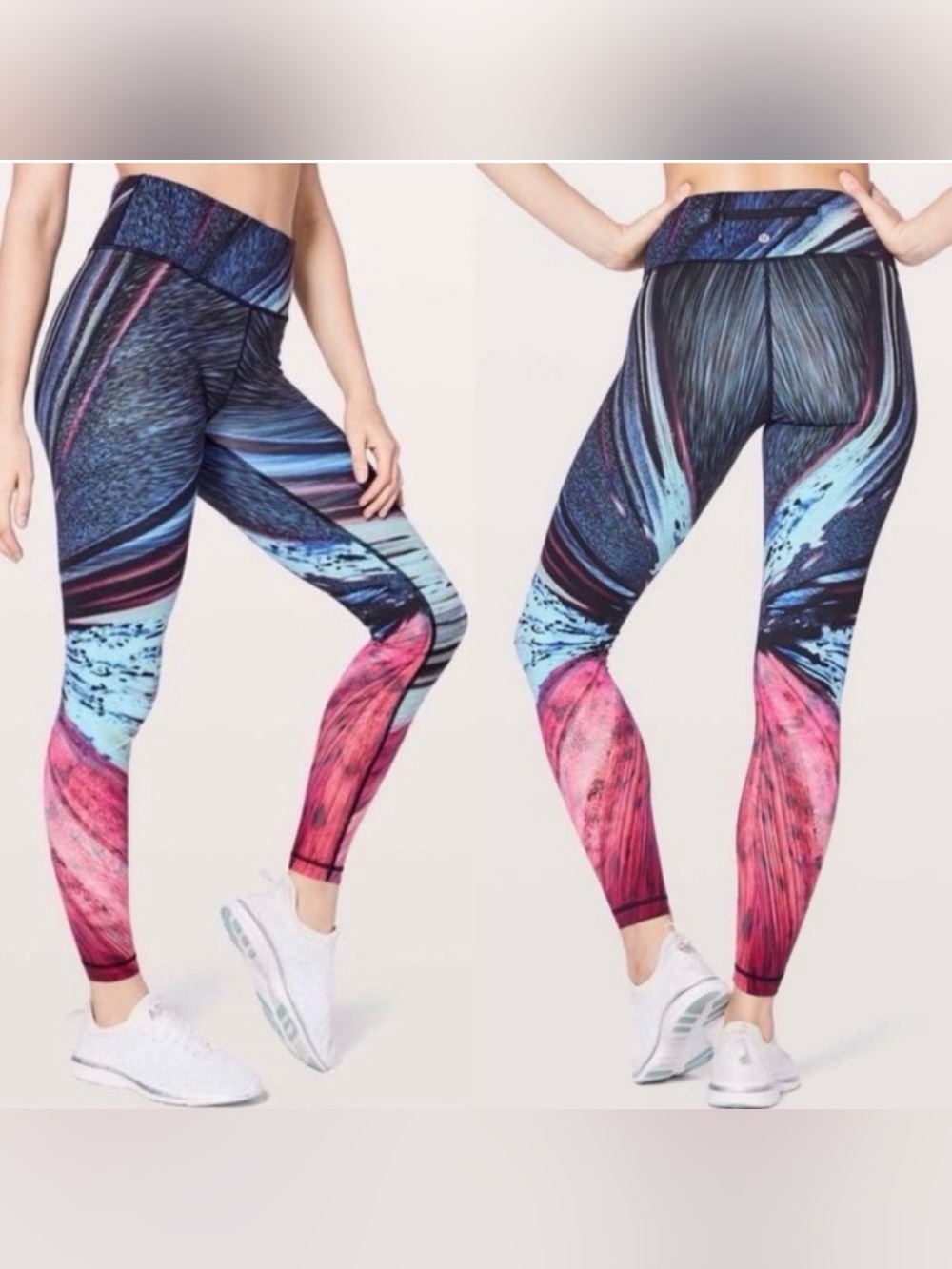 Lululemon Athletica Speed Wunder Tigh Nulux In Electrobeam Tight Multi Size: 4